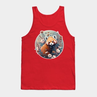 Red panda Tank Top